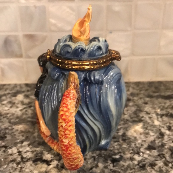 Nini mermaid teapot trinket box - Picture 4 of 10